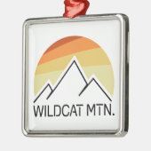 Wildcat Mountain New Hampshire Retro Metalen Ornament (Links)