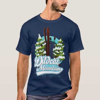 Wildcat Mountain new hampshire retro ski T-shirt