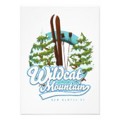 Wildcat Mountain New Hampshire Ski poster (Voorkant)