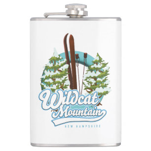 Wildcat Mountain New Hampshire Ski-poster Koffie M Heupfles
