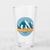 Wildcat Mountain New Hampshire Stars Moon Glas (Voorkant)
