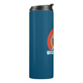 Wildcat Mountain New Hampshire Sun Eagle Thermosbeker (Gedraaid links)