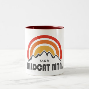 Wildcat Mountain New Hampshire Tweekleurige Koffiemok