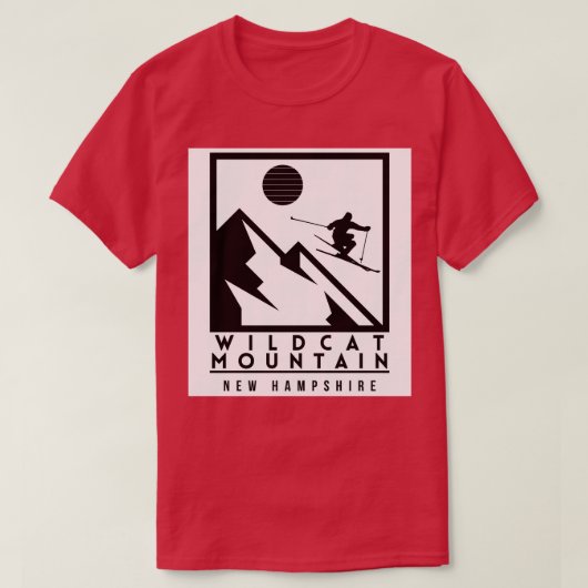 Wildcat Mountain New Hampshire Verenigde Staten Sk T-shirt (Design voorkant)