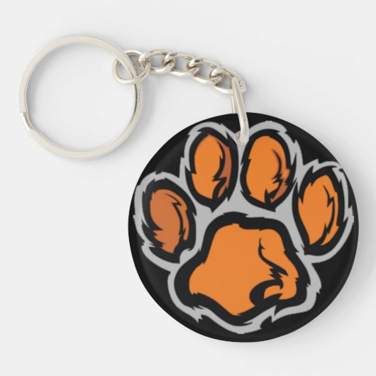 Wildcat Paw-afdrukSleutelhanger Sleutelhanger (Voorkant)