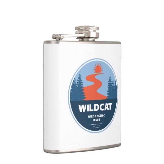 Wildcat Wild en de Schilderachtig rivier New Hamps Heupfles (Rechts)