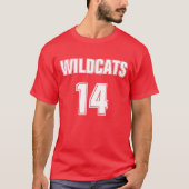 Wildcats Basketbalteam High School Film Musical T-shirt (Voorkant)