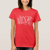 Wildcats Football jeugdteam Rec League Moeder T-shirt (Voorkant)
