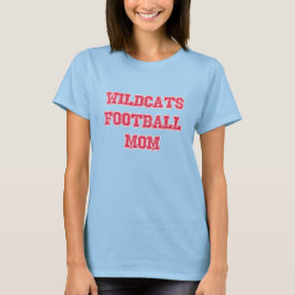 Wildcats Football Mam Jersey T-shirt