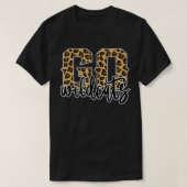 Wildcats gaan Wildcats Leopard Print Weemens Cheet T-shirt (Design voorkant)