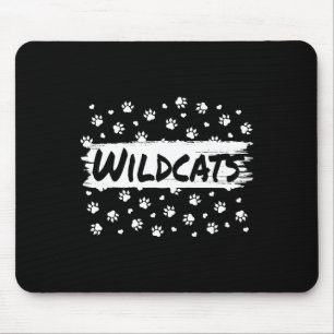 Wildcats mascotte school geest terug naar school v muismat