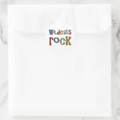 Wildcats Rock Ronde Sticker (Tas)