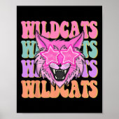 Wildcats School Mascot Poster (Voorkant)