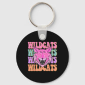 Wildcats School Mascot Sleutelhanger (Voorkant)