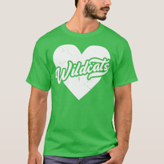 Wildcats School Spirit High School Mascotte T-shirt