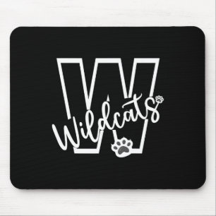 Wildcats School Sport Fan Team Spirit Voetbal Ba Muismat