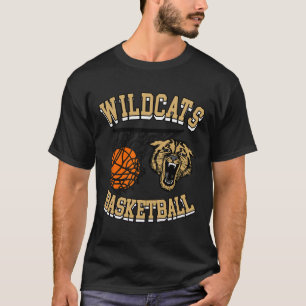 Wildcats Skelet Moeder Wildcats Goud Zwart Wildcat T-shirt