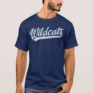 Wildcats Vintage Sport Naam Ontwerp Cadeaus Mannen T-shirt