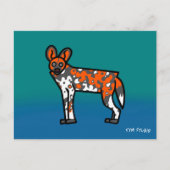 WILDDOG GRAFFITI ART Briefkaart (Voorkant)