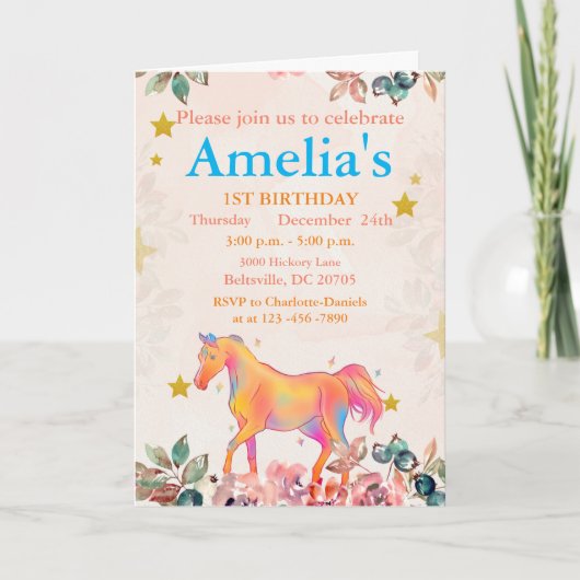 Wilde 1 1e verjaardag (Voorkant)