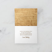 Wilde 1 1e verjaardag Foto bedankt uw kaart (Binnen)