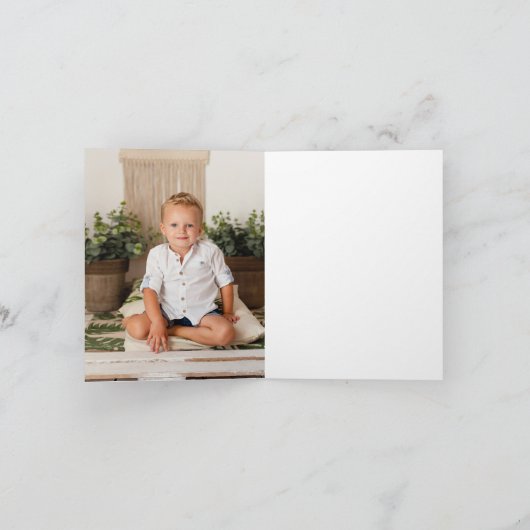 Wilde 1 1e verjaardag | Koning van Dingen Bedankkaart (Binnen)