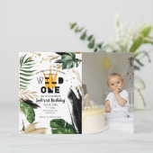 Wilde 1 1e verjaardag | Koning van Dingen Kaart (Staand voorkant)