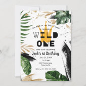 Wilde 1 1e verjaardag | Koning van Dingen Kaart (Voorkant)