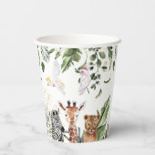 Wilde 1 1e verjaardag | Koning van Dingen Papieren Bekers (Achterkant)