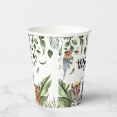 Wilde 1 1e verjaardag | Koning van Dingen Papieren Bekers (Rechts)