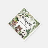 Wilde 1 1e verjaardag | Koning van Dingen Servet (Hoek)