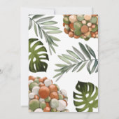 Wilde 1 1e verjaardag Uitnodiging (Achterkant)