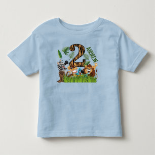 Wilde 1 2de verjaardag kinder shirts