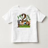 Wilde 1 2de verjaardag kinder shirts (Voorkant)