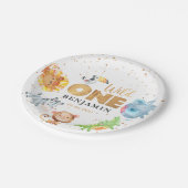 Wilde 1 Oerwoud 1e Birthday Paper Bord (Gekanteld)