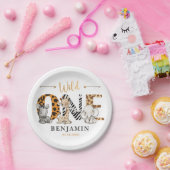 Wilde 1 Oerwoud 1e Birthday Paper Bord (Feest)