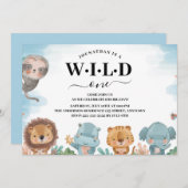 Wilde 1 Waterverf Oerwouden Kaart (Voorkant / Achterkant)