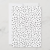 wilde | 3D Luipaardballonmeisje 1e verjaardag Kaart (Achterkant)