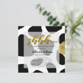 Wilde 50ste Vertrouwelijke Uitnodiging van de Part (Staand voorkant)