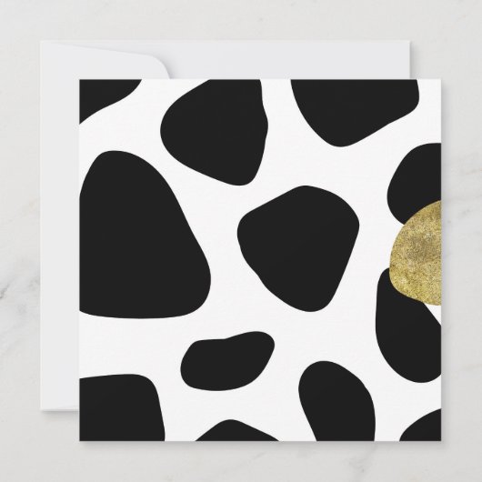 Wilde 50ste Vertrouwelijke Uitnodiging van de Part (Achterkant)