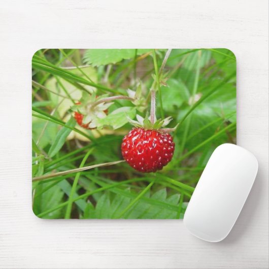 Wilde aardbei 1 muismat (Met muis)