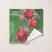 Wilde aardbei bad handdoek (Wasdoekje)