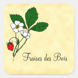 Wilde Aardbei Fraises des Bois Sticker