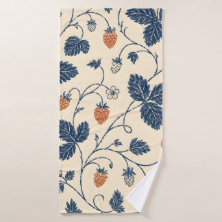 Wilde Aardbei Ledger Vintage Botanicals Badhanddoek