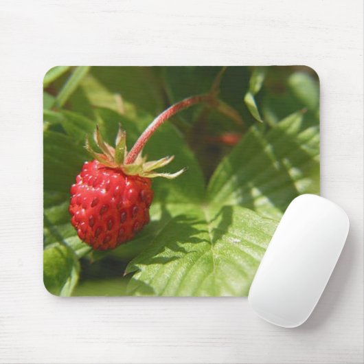 Wilde aardbei muismat (Met muis)