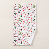 Wilde aardbeien bad handdoek (Handdoek)