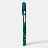 Wilde aardbeien, geel en blauw Case-Mate iPhone case (Achterkant / Links)
