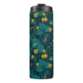 Wilde aardbeien, geel en blauw thermosbeker (Voorkant)