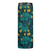 Wilde aardbeien, geel en blauw thermosbeker (Achterkant)