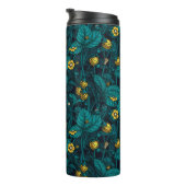 Wilde aardbeien, geel en blauw thermosbeker (Geroteerd rechts)